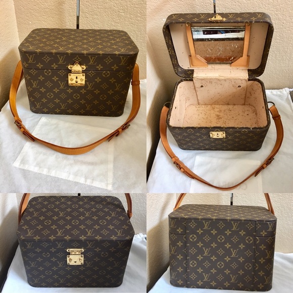 louis vuitton makeup train case